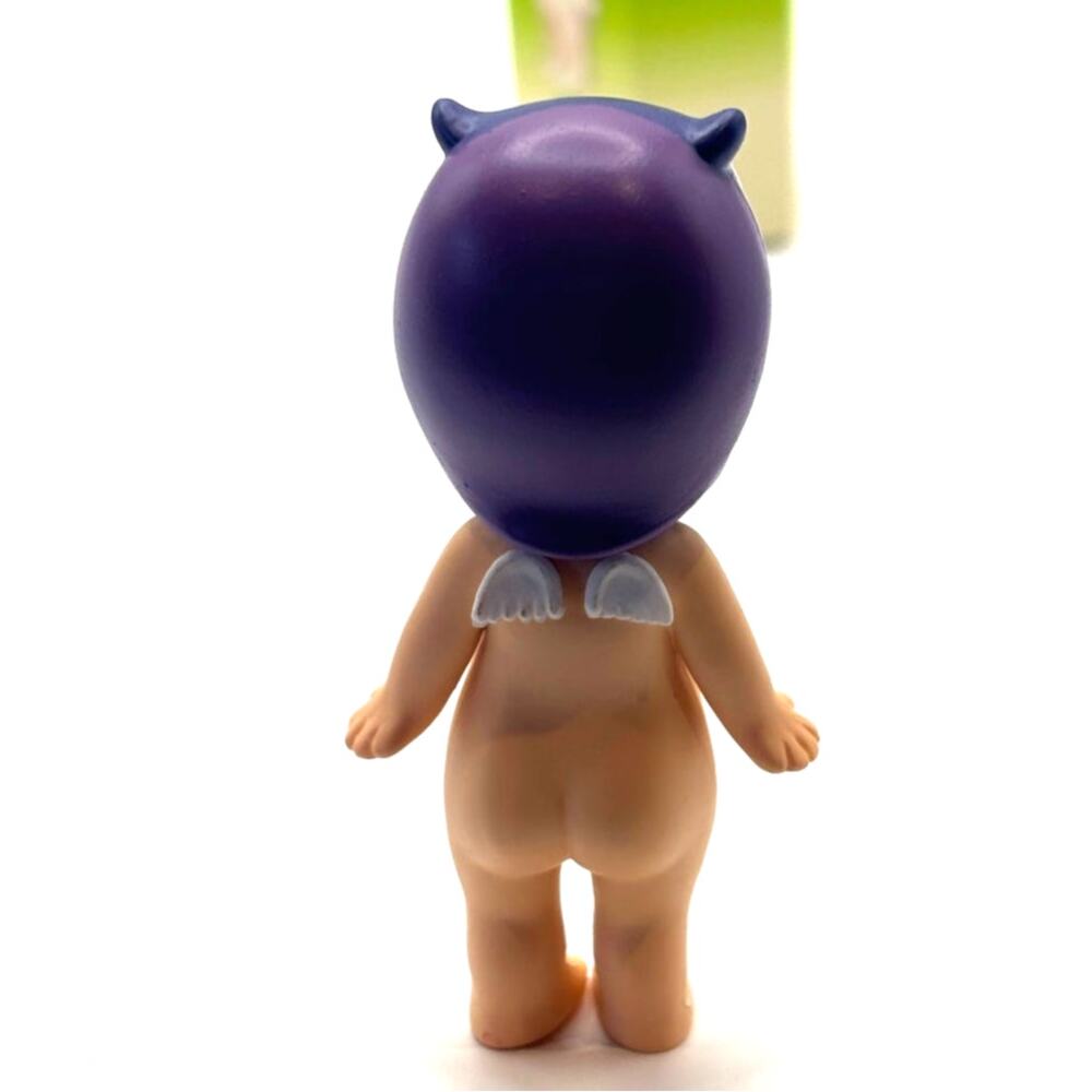 New Kawaii Cupid Angel Mini Figure in Purple Owl Costume, Cute Toy, Gift - Picture 2 of 5